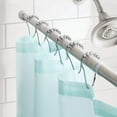 thumbnail image 3 of InterDesign Metal Roller Shower Curtain Rings/Hooks for Standard Rods in Master, Guest, Kid's Bathroom, 1.5" x 0.25" x 3" (12 Count), 3 of 5
