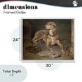 thumbnail image 4 of Stupell Industries Transitional Historical Dog & Bowl White Framed Giclee Art, 30 x 24, by Lil' Rue, 4 of 8