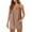 Khaki, variant on GILIGEGE Womens Athletic Dress Hot Shot Mini Dress Built In Shorts Summer Workout Romper Dress 2025 Trendy Outfit Workout Romper Dress with Shorts Sleeveless Spaghetti Straps Athletic Vacation