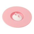 thumbnail image 2 of Fiudx Bonita Tapa con Cierre Hermético, Cubierta de Silicona Antigoteo para Taza, Cuchara y Varilla Extraíbles, Apta para Microondas, Ideal para Reuniones Familiares, Fácil de Limpiar, Tamaño 10 X 10, 2 of 2