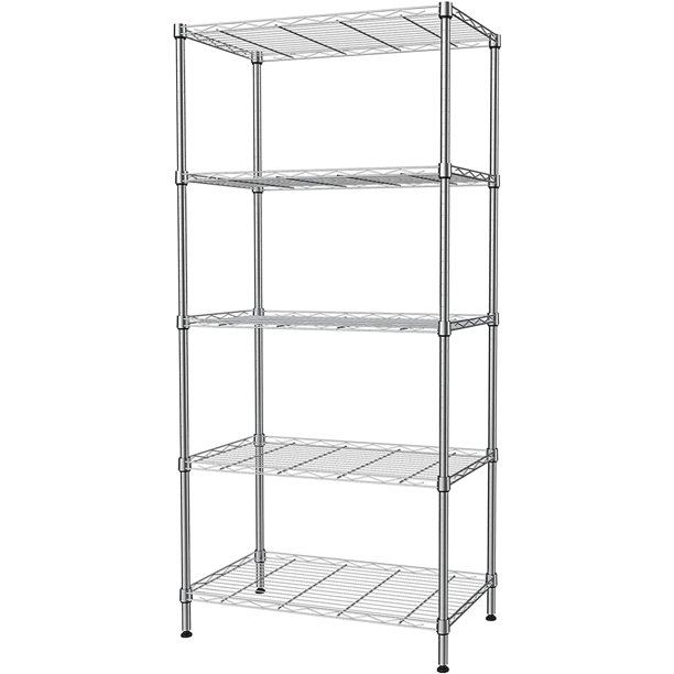 5Shelf Storage Shelves Heavy Duty 5 Tiers Standing Shelving Units