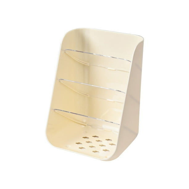 Organizador de escritorio para bolígrafos con tapón inclinado, material de oficina, caja de almacenamiento para escritorio, ideal para dormitorios de estudiantes. Portalápices de plástico