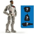 thumbnail image 3 of DC Comics, 4-Inch CYBORG Action Figure with 3 Mystery Accessories, Adventure 2, 3 of 7