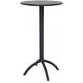 thumbnail image 1 of Siesta ISP161-BLA Table de Bar Ronde Pieuvre Noire, 1 of 6