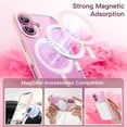 thumbnail image 5 of JETech Magnetic Case for iPhone 16 6.1-Inch Compatible with MagSafe, Shockproof Phone Bumper Cover, Solid Color Matte TPU Frame, Anti-Scratch Clear Back (Pink), 5 of 6