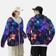 thumbnail image 4 of Balery Magic Colorful Forest Leaves Sudadera ligera de manga larga con capucha y protección solar UPF 50+ para hombre y mujer, ideal para pesca y running-Large, 4 of 7