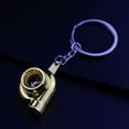 thumbnail image 1 of Keychain Automotive Part Car Gift Key Chain Ring Car modification turbocharged keychain Metal Turbo Keychain Pendant（color： gold, 1 of 3