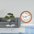 thumbnail image 2 of Elodie Artificial Bonsai Tree Singing Bird Wall Clock Faux Plant in Pot Decorative Wall Clocks for Table Centerpieces Kitchen Home Decor Greenery Bonsai Collection Bird Clocks Hanging Clock, 2 of 8