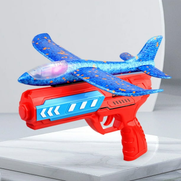 Avión lanzador juguetes niños catapulta avión divertido lanzar espuma avión conveniente