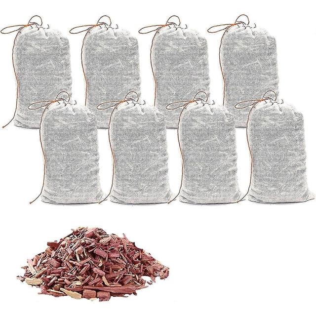 8 Pack Cedar Sachets S, Cedar Chips For Closets And Drawers, Cedar Blocks For Clothes Storage, Cedar Wood Closet