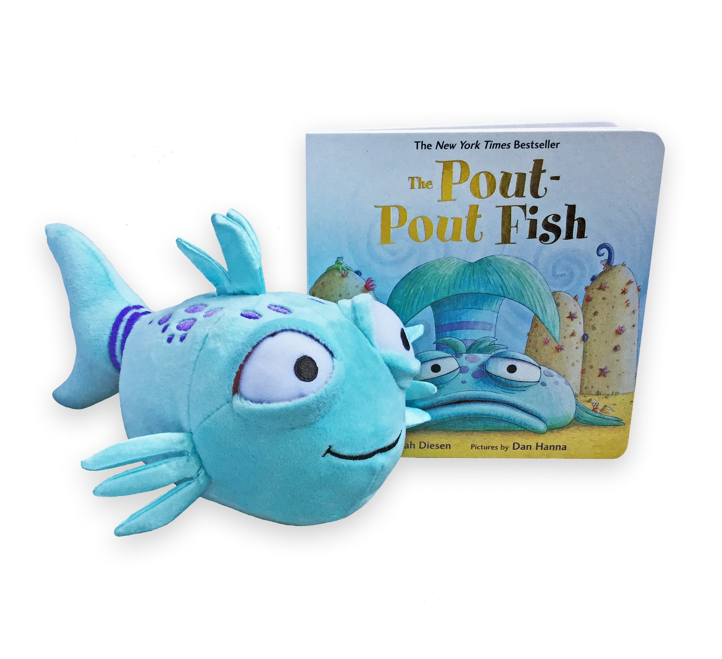 MerryMakers Poutpout Fish Plush Doll 9inch for sale online 