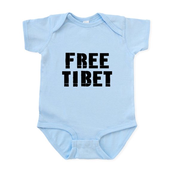 CafePress - Free Tibet Infant Bodysuit - Baby Light Bodysuit, Size Newborn - 24 Months