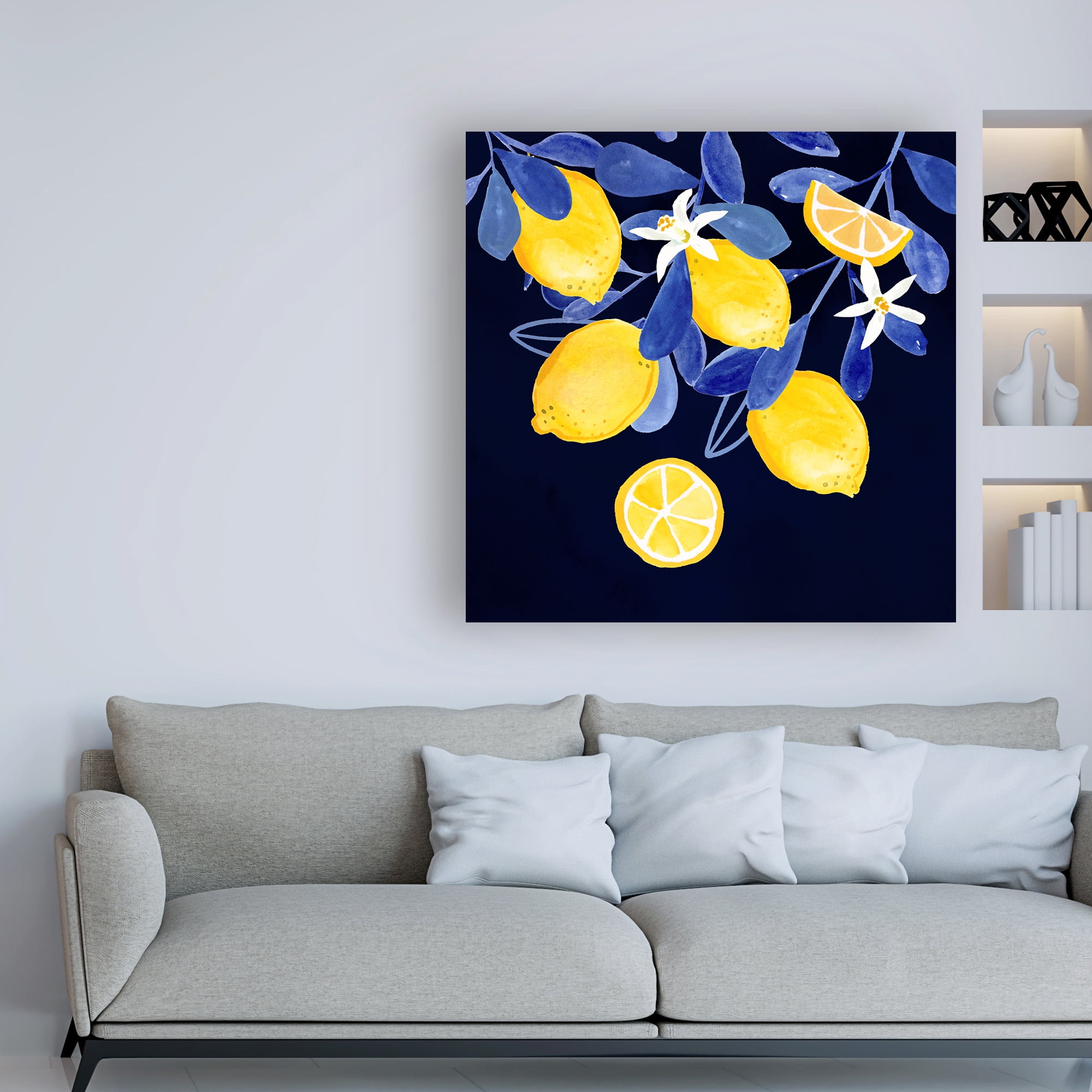 Trademark Fine Art 'Fresh Fruit V' Canvas Art by Victoria Borges