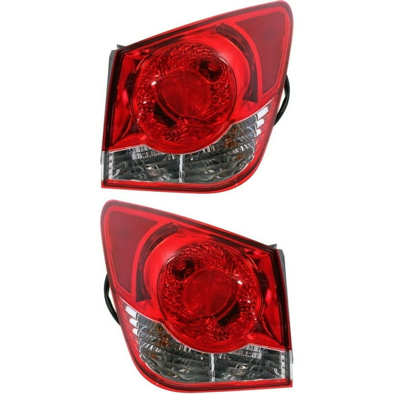 Pair Tail Light For 2011-2015 Cruze 2016 Cruze Limited LH RH Outer Body Mounted