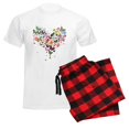 thumbnail image 6 of CafePress - Heart Of Butterflies Pajamas - Men's Light Loose Fit Cotton Pajama Set, 6 of 7