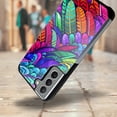thumbnail image 2 of DALUX Hybrid Slim Phone Case Cover Compatible with Samsung Galaxy S22 5G (2022) 6.1 inch - Wild Feathers, 2 of 2