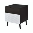 thumbnail image 2 of Table de chevet Daysi ACME fini expresso et blanc, 2 of 2