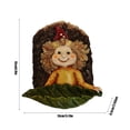 thumbnail image 2 of Alimentador De Semillas De Hojas De Elfo De Hadas, Comedero De Pájaros De Paisaje De Resina Para Decoración De Jardín Yuarrent HA036079-00, 2 of 6