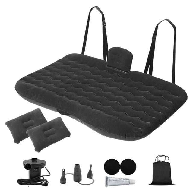 Colchón inflable para coche con bomba de aire y bolsa de almacenamiento, cama para SUV y picnic. Estilo B