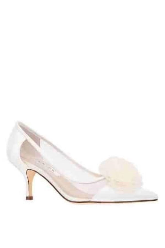 Bettey SatinMesh Pump Ivory 6M