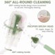 thumbnail image 2 of pc Light Green Silicone Baby Bottle Brush, 3 in 1 Baby Bottle Cleaning Brush, Baby Bottle Brush, 2 of 5
