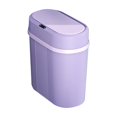 thumbnail image 1 of Trash Can Electronic Automatic Garbage Bin Waterproof Bathroom Kitchen Dustbin Intelligent Waste Bin Purple, 1 of 1