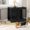 Black 31.9"L x 21.7"W x 26.6"H, variant on 27.2" Dog Crate Furniture with Barn Door, Heavy Duty Dog Kennel Indoor with 2 Doors, Wooden Pet Cage End Table for Small Medium Dogs up to 22 lb, Anti-Chew Anti-Escape, Black