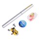 thumbnail image 3 of Juego de caña y carrete de pesca, caña de pesca telescópica de bolsillo con carrete de trolling mini, línea de pesca, señuelos suaves, cebos, anzuelos de jig, accesorios de pesca., 3 of 6