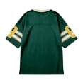 thumbnail image 4 of Trendfront Womens Number 99 Graphic Football V Neck Short Sleeve Oversized Fit Stripe Game Day Football Fan Match Day Athletic Sports Top, 4 of 4