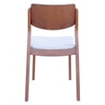 thumbnail image 5 of Desdamona Dining Chair (Set of 2) Light Gray and Walnut, 5 of 6