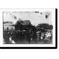 thumbnail image 2 of Historic Framed Print, Japs in Honolulu cheering emperor at a celebration, 17-7/8" x 21-7/8", 2 of 9