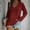 Wine, variant on Women's Long Sleeve V-Neck Blouse Fashion Loose Fit Casual Tops Under $10 Comfortable Pullover Shirt for Everyday Wear