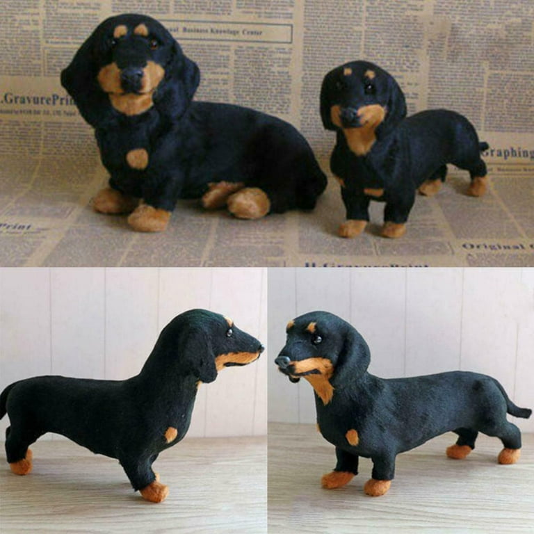 Realistic Simulation Dog Shape Toy Dachshund Stuffed Animal Plush