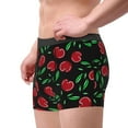 thumbnail image 4 of Bingfone Cherry Men'S Underwear - Casual Stretch Boxer Briefs-Small, 4 of 9