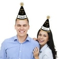 thumbnail image 2 of Big Dot of Happiness New Year's Eve - Gold - 2026 Cone New Years Eve Resolution Party Hats for Adults - Set of 8 (Standard Size), 2 of 8