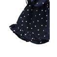 thumbnail image 2 of Gureui Baby Girl Summer Romper Heart Printed Tied Spaghetti Straps V-Neck Button Open Jumpsuit, 2 of 9