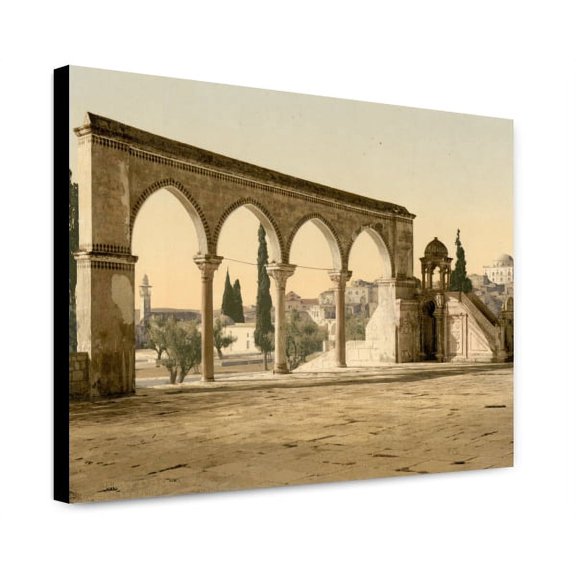 Canvas Print: Pulpit Of The Cadi Borhan-Ed-Din, Jerusalem, Holy Land, circa 1890