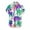 #01 Green, variant on Mens Shirts Plus Size S-5XL Fashion Print Hawaiian Shirt for Men Turndown Collar Button Down Shirt Short Sleeve Oversized Beach Vacation Casual Shirts with Chest Pocket
