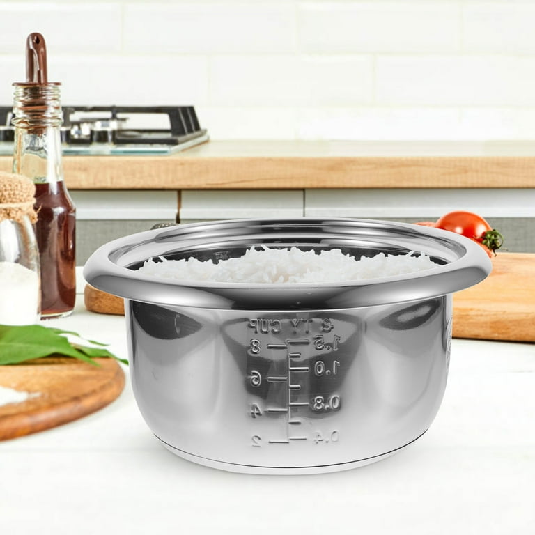 Stainless Steel Rice Cooker Inner Pot Portable Kitchen Accessory