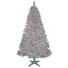 Holiday Time Pre-Lit 6.5' White Colorado Pine Artificial Christmas Tree, Multi-Color Lights