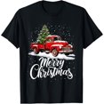 thumbnail image 1 of Camiseta de pijama de Navidad a juego con diseño de camión rojo, 1 of 2