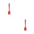 thumbnail image 1 of Yuarrent Cuchara de silicona Cucharas de sopa antiadherentes Cuchara de cocina Herramienta de agitación Vajilla para comedor Restaurante Hotel Rojo 2Conjunto, 1 of 6