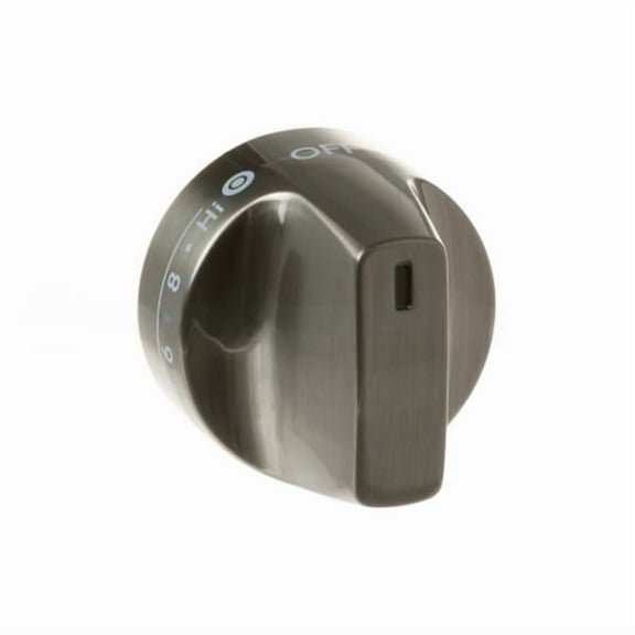 GE APPLIANCE WB03X31896 BRUSHED BLACK SS DOUBLE BURNER KNOB - GENUINE OEM PART