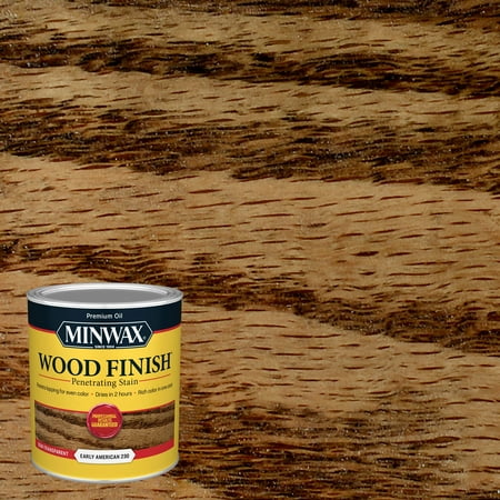 Minwax 70008444 Wood Finish Stain, Early American, 1 Quart, (1 Piece, 1 Pack)