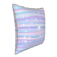 thumbnail image 2 of Kll Striped Gradient Decorative Throw Pillow Covers Velvet Soft For Couch Sofa Bedroom Living Room Outdoor -18"X18", 2 of 8