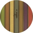 thumbnail image 1 of Ahgly Company Tapis de Zone Rond d'Intérieur Lavable à la Machine, Transitionnel, Brun « Dark Golden Rod », 4 Pieds Rond, 1 of 7