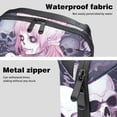 thumbnail image 4 of Skeleton Waterproof Oxford Cloth Hard Drive Case with Charger Pouch, PC Case, Small Travel Electronic Organizer, and Cord Organizer Travel - 5.9x9.44x3.14 in, 4 of 6