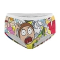 thumbnail image 4 of Rick And Morty Womens Underwear Soft Breathable Brief Lace Panty Stretch Hipster Underpants Ladies Panties 4XL, 4 of 7