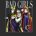 thumbnail image 2 of Women's Disney Princesses Artistic Bad Girl  Graphic Tee Black Small, 2 of 3