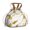 Gold and White, variant on Gold and White Marble Drawstring Lunch Bag Women - Drawstring Lunch Bag Insulated for Work Office - Stain-Resistant Large Lunchbags for Women with Multi-Pockets